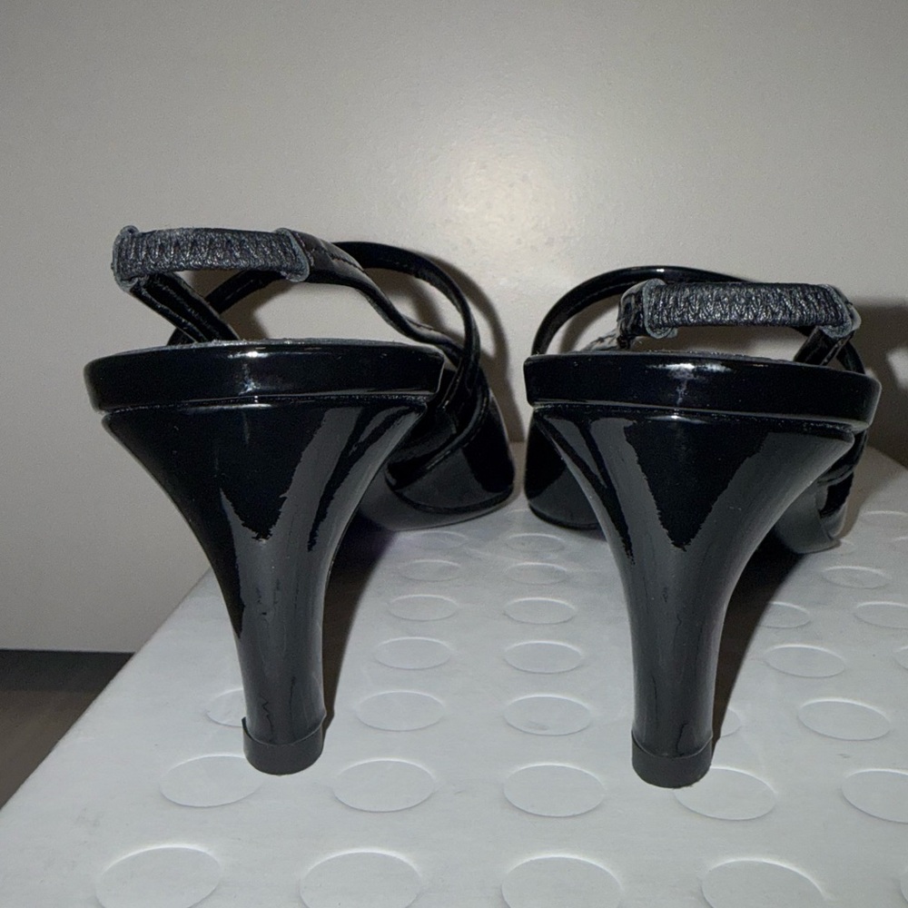 Toteme Sharp Slingback Pumps, 39, Black - Picture 10 of 17